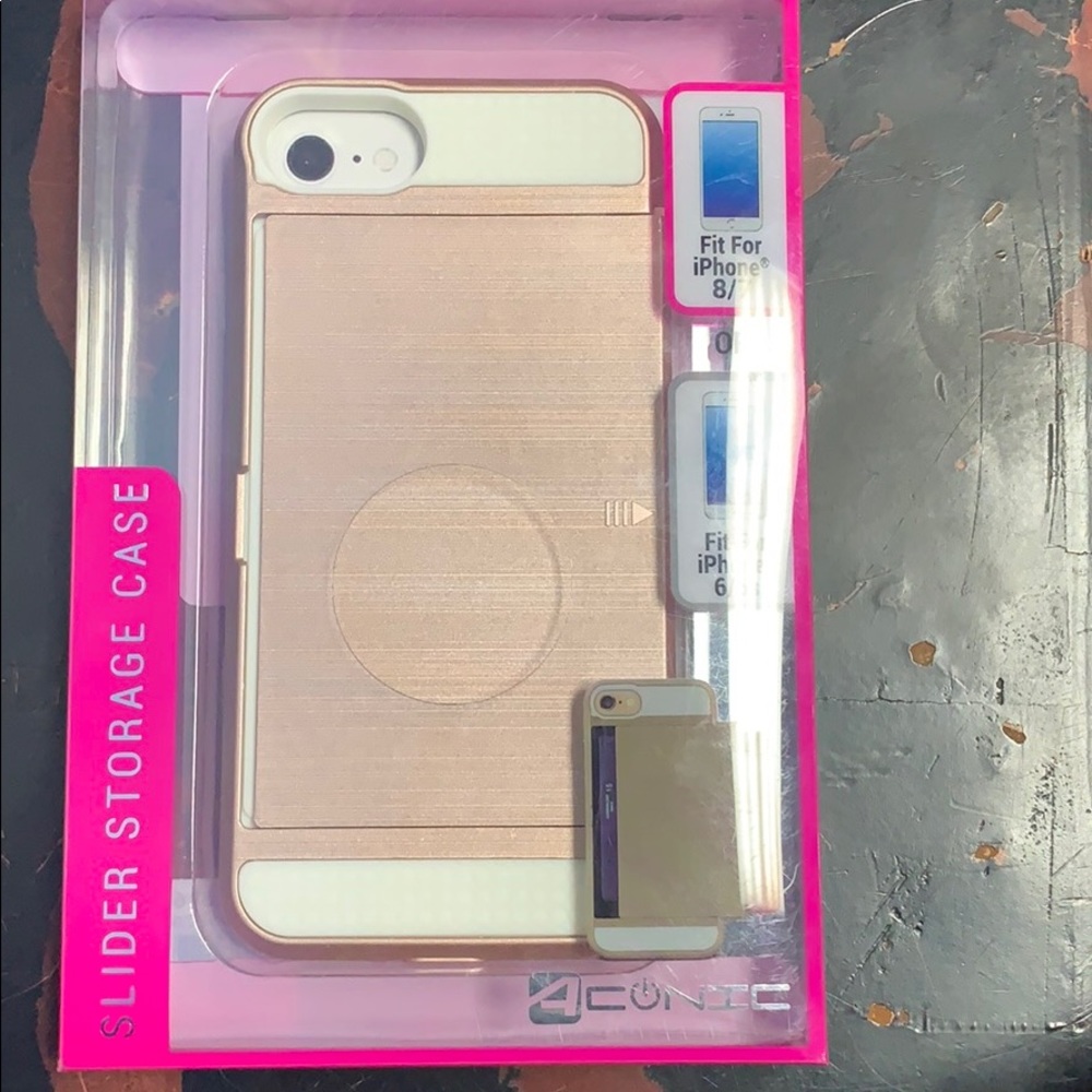 NEW Rose Gold/White case for iPhone 6/6s,7, and 8